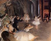 埃德加 德加 : The Rehearsal of the Ballet on Stage